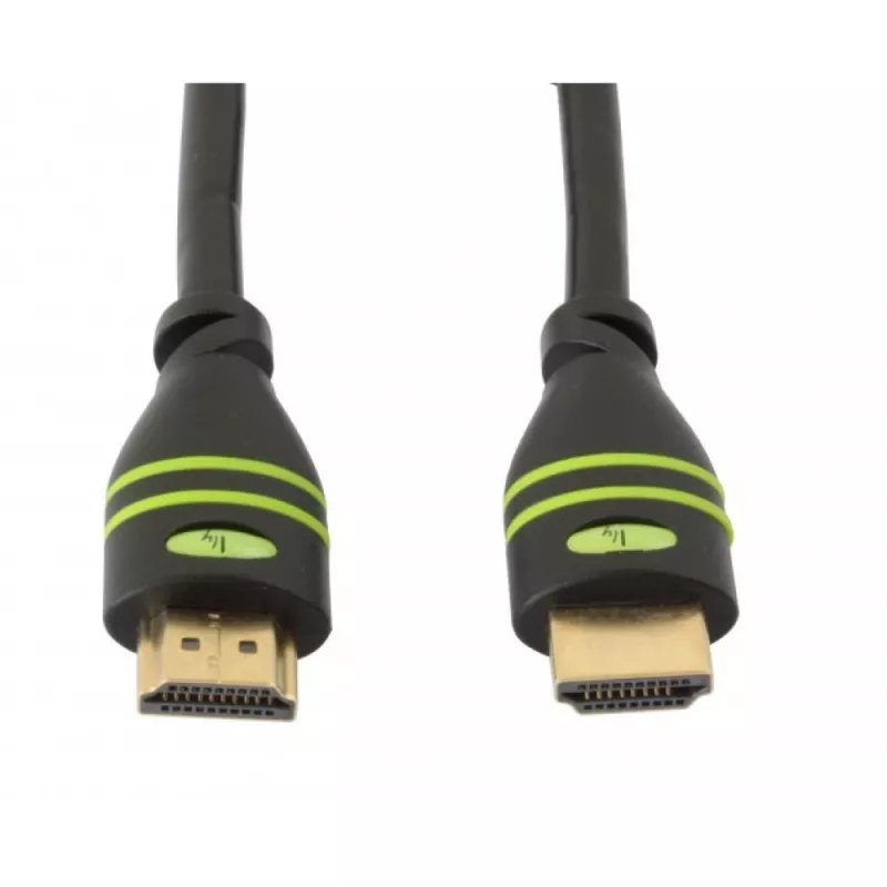 Techly 25m High Speed HDMI kabelis Hook M/M ICOC HDMI-A-250, 25 m, HDMI Type A (Standartinė), HDMI Type A (Standartinė), 4096 x 2160 pikseliai, 3D, Juoda