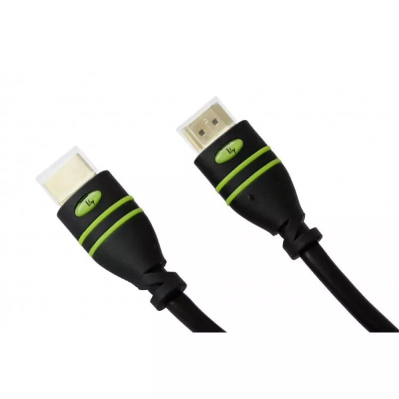 Techly 25m High Speed HDMI kabelis Hook M/M ICOC HDMI-A-250, 25 m, HDMI Type A (Standartinė), HDMI Type A (Standartinė), 4096 x 2160 pikseliai, 3D, Juoda