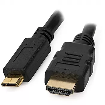 Techly 5m High Speed kabelis Mini HDMI į HDMI vyriškas / vyriškas juodas ICOC HDMI-B-050