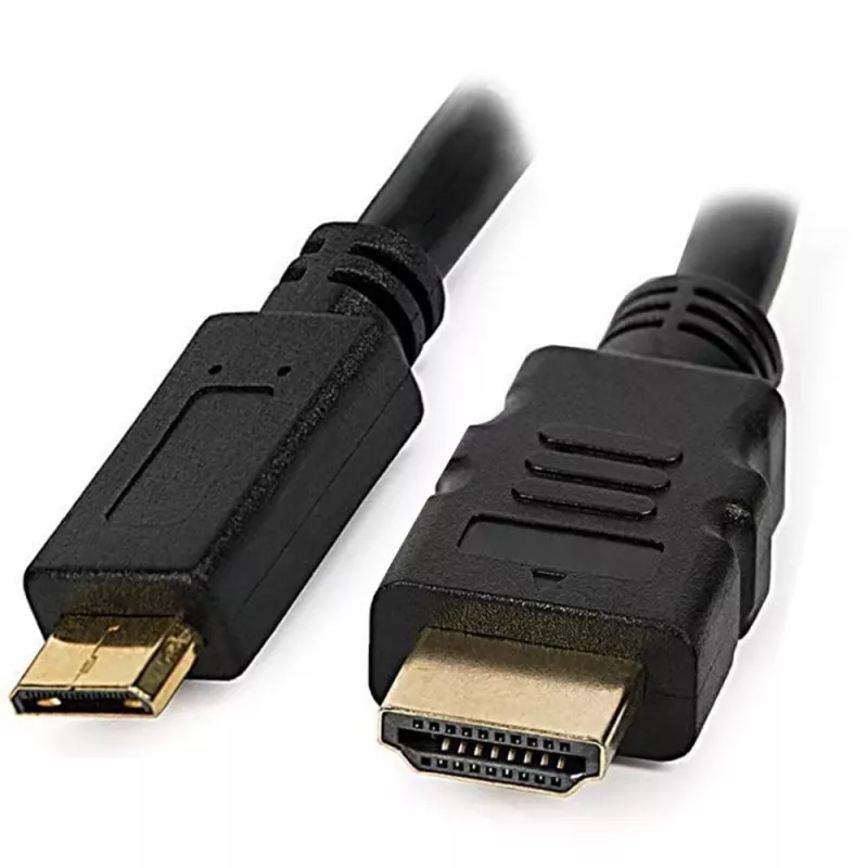 Techly 5m High Speed kabelis Mini HDMI į HDMI vyriškas / vyriškas juodas ICOC HDMI-B-050