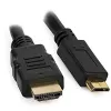 Techly 5m High Speed kabelis Mini HDMI į HDMI vyriškas / vyriškas juodas ICOC HDMI-B-050