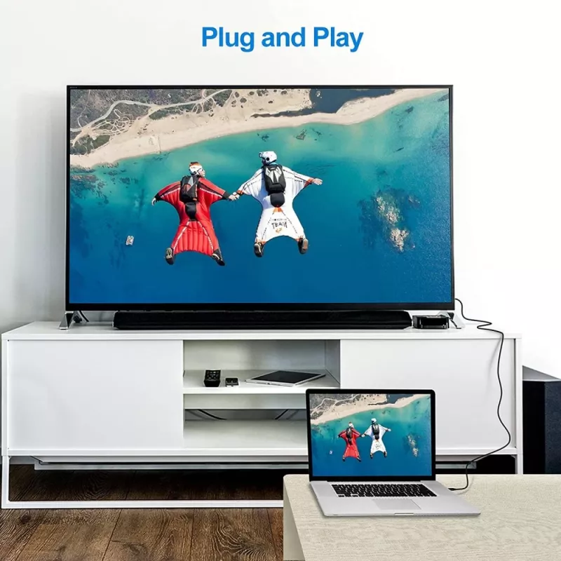 Techly 5m High Speed kabelis Mini HDMI į HDMI vyriškas / vyriškas juodas ICOC HDMI-B-050