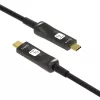 Techly ICOC-U3C-HY-015 USB laidas 15 m USB C juodas