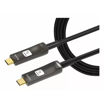 Techly ICOC-U3C-HY-020 USB kabelis 20 m USB C juodas