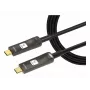 Techly ICOC-U3C-HY-020 USB kabelis 20 m USB C juodas