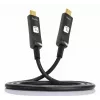 Techly ICOC-U3C-HY-020 USB kabelis 20 m USB C juodas