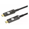 Techly ICOC-U3C-HY-020 USB kabelis 20 m USB C juodas