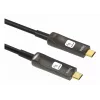 Techly ICOC-U3C-HY-020 USB kabelis 20 m USB C juodas