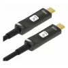 Techly ICOC-U3C-HY-020 USB kabelis 20 m USB C juodas