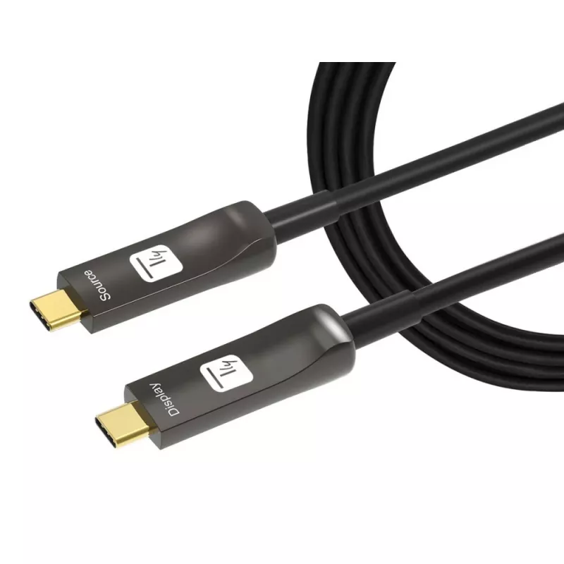 Techly ICOC-U3C-HY-030 USB kabelis 30 m USB C juoda