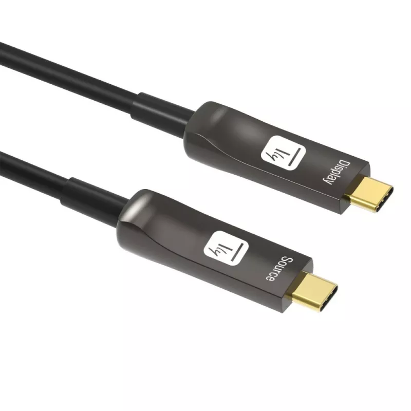 Techly ICOC-U3C-HY-030 USB kabelis 30 m USB C juoda