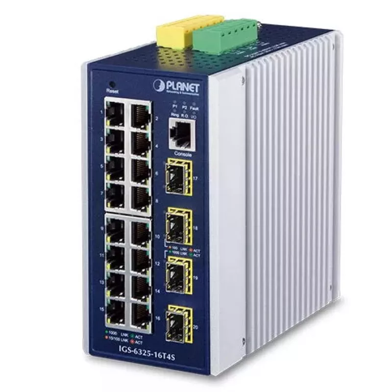 Valdomas L3 Gigabit Ethernet jungiklis PLANET IGS-6325-16T4S 16 prievadų