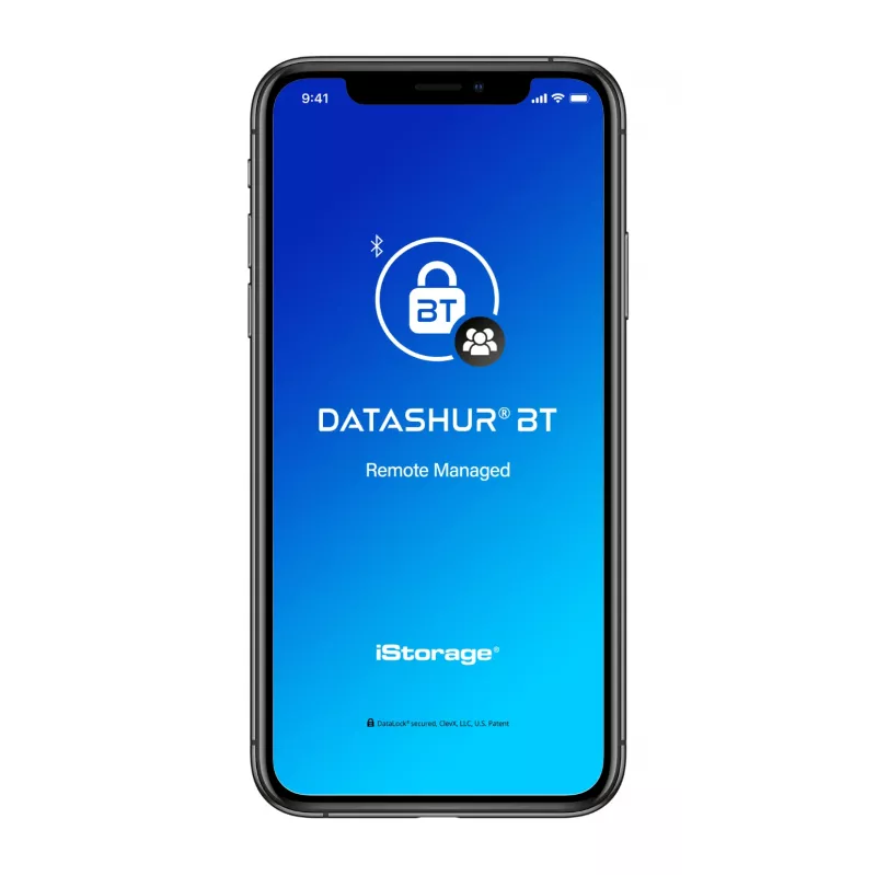 iStorage datAshur BT 64 GB | Užšifruota saugi USB atmintinė | Atrakinimas per išmanųjį telefoną naudojant Bluetooth | FIPS 140-2 3 lygio sertifikuota | Parengta nuotoliniam valdymui