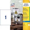 Lipnioji etiketė Stačiakampė AVERY J4775-10