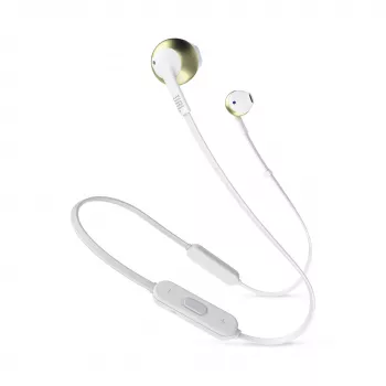 JBL Tune 205BT ausinės Belaidės Į ausis Skambučiai / Muzika Bluetooth Šampanas, Auksinė