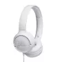 JBL Tune 500 WHITE, laidinis, 20 - 20000 Hz, muzikai, 148 g, ausinės, baltos