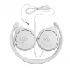 JBL Tune 500 WHITE, laidinis, 20 - 20000 Hz, muzikai, 148 g, ausinės, baltos