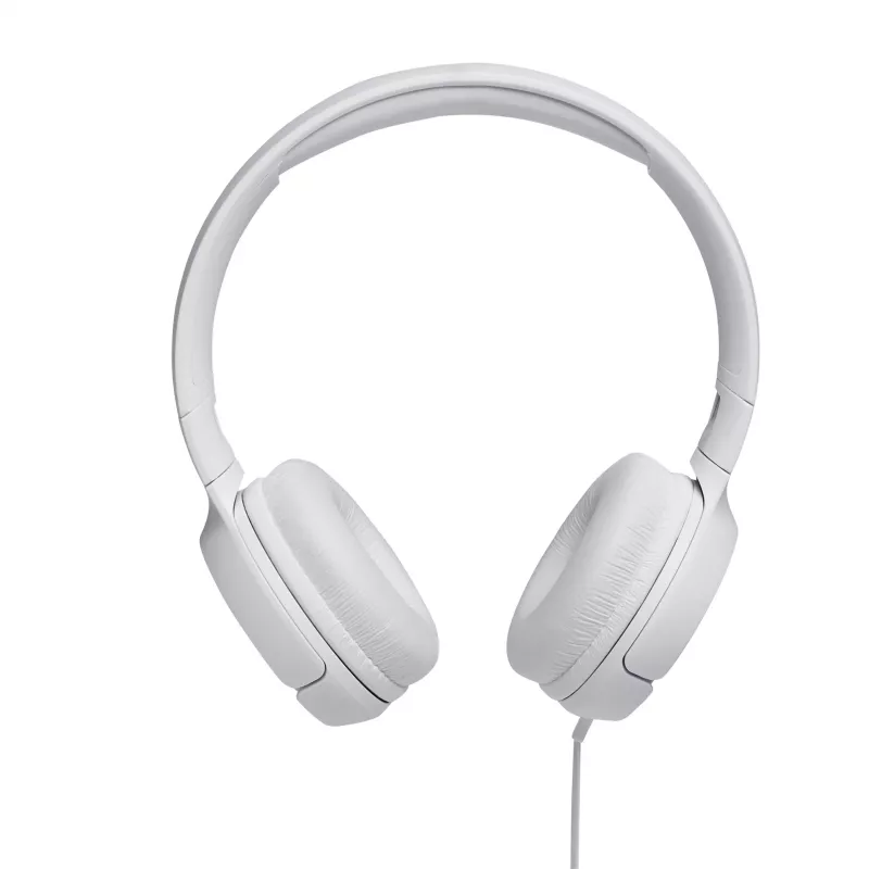 JBL Tune 500 WHITE, laidinis, 20 - 20000 Hz, muzikai, 148 g, ausinės, baltos