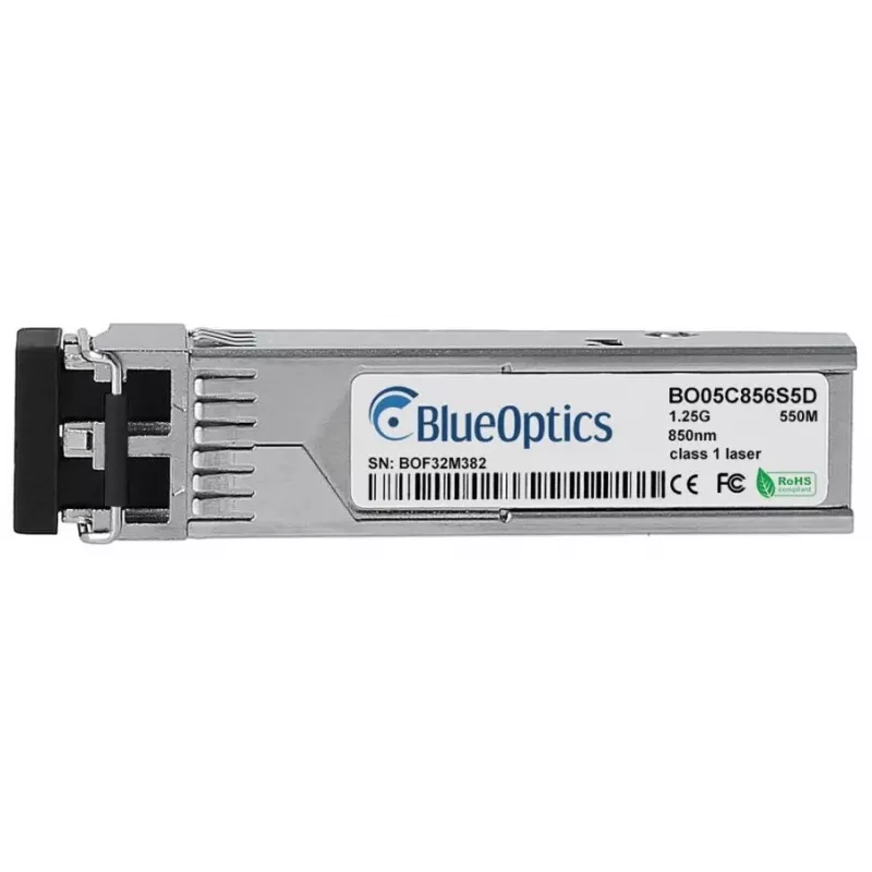 Skaidulinės optikos SFP siųstuvas‑imtuvas BlueOptics JL745A-BO 550m Aliuminis