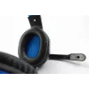 Steelplay HP41 ausinės su mikrofonu laidinės ant galvos dedamos žaidimams juodos, mėlynos