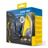 Steelplay HP41 ausinės su mikrofonu laidinės ant galvos dedamos žaidimams juodos, mėlynos