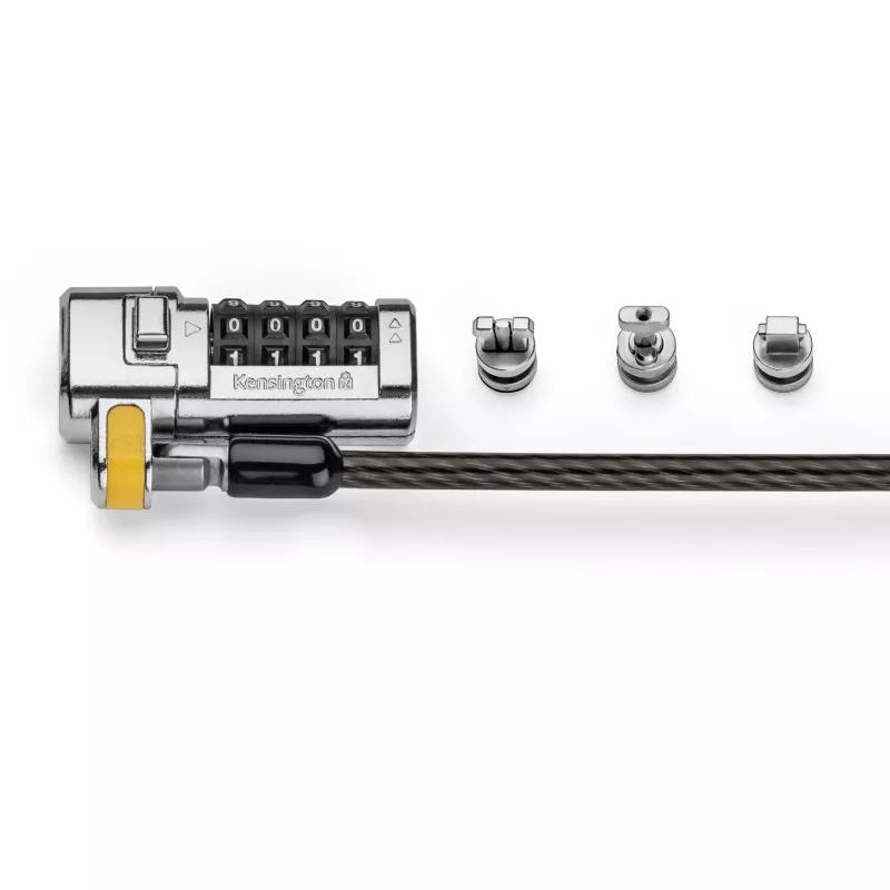 Kensington ClickSafe Universal Combination Laptop Lock – Master Coded