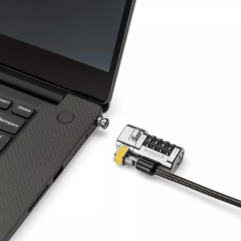 Kensington ClickSafe Universal Combination Laptop Lock – Master Coded