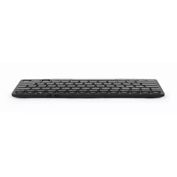 Klaviatūra Gembird KB-BTRGB-01-DE Universal Bluetooth QWERTZ vokiška juoda