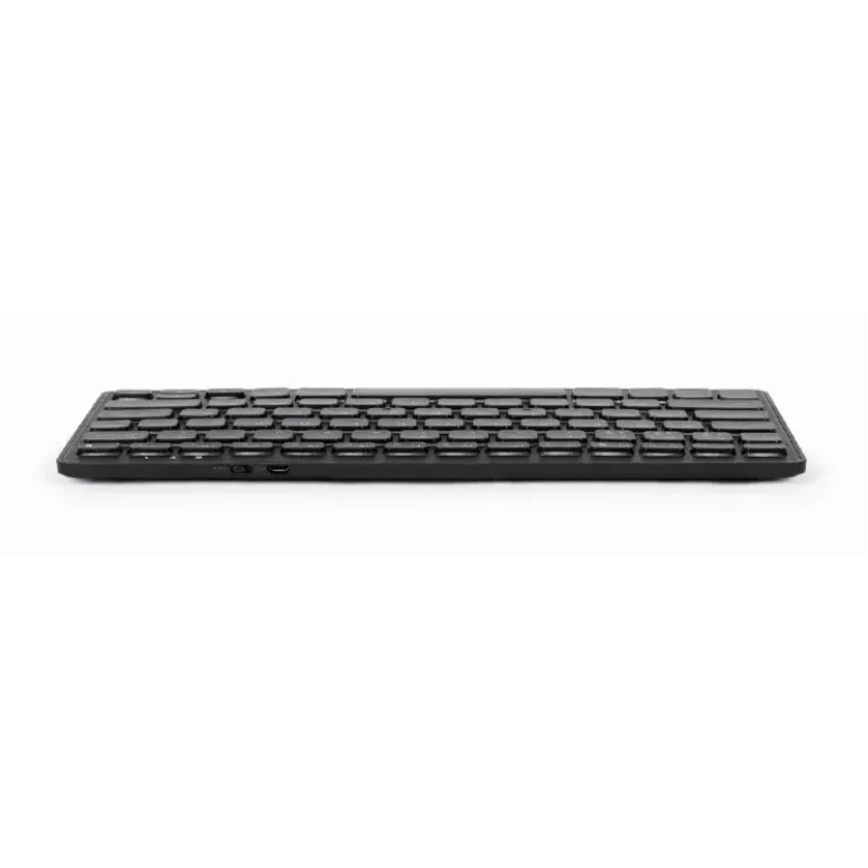 Klaviatūra Gembird KB-BTRGB-01-DE Universal Bluetooth QWERTZ vokiška juoda