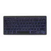 Klaviatūra Gembird KB-BTRGB-01-DE Universal Bluetooth QWERTZ vokiška juoda