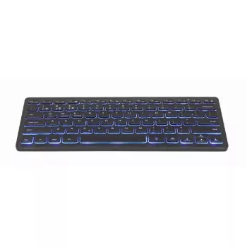 Klaviatūra Gembird KB-BTRGB-01-DE Universal Bluetooth QWERTZ vokiška juoda