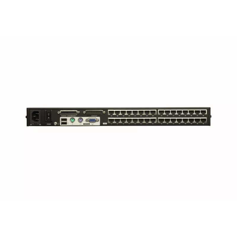 ATEN 32 prievadų Cat 5e/6 KVM komutatorius, 1920 x 1200 pikselių, Ethernet LAN, Full HD, montavimas į stovą, 4,8 W, 1U