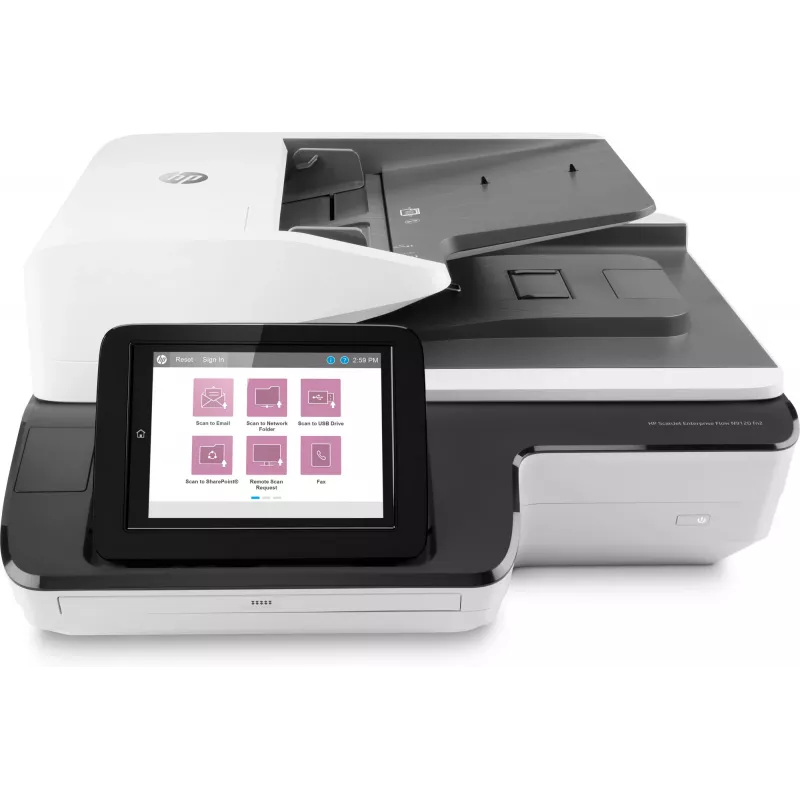 HP Scanjet Enterprise Flow N9120 fn2 plokščiasis ir ADF skaitytuvas 600 x 600 DPI A3 juoda, balta