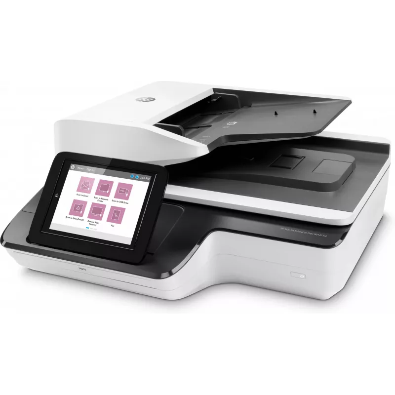 HP Scanjet Enterprise Flow N9120 fn2 plokščiasis ir ADF skaitytuvas 600 x 600 DPI A3 juoda, balta