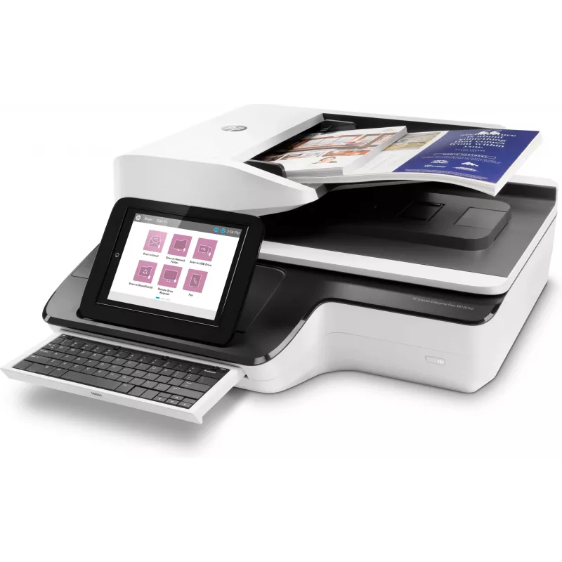 HP Scanjet Enterprise Flow N9120 fn2 plokščiasis ir ADF skaitytuvas 600 x 600 DPI A3 juoda, balta