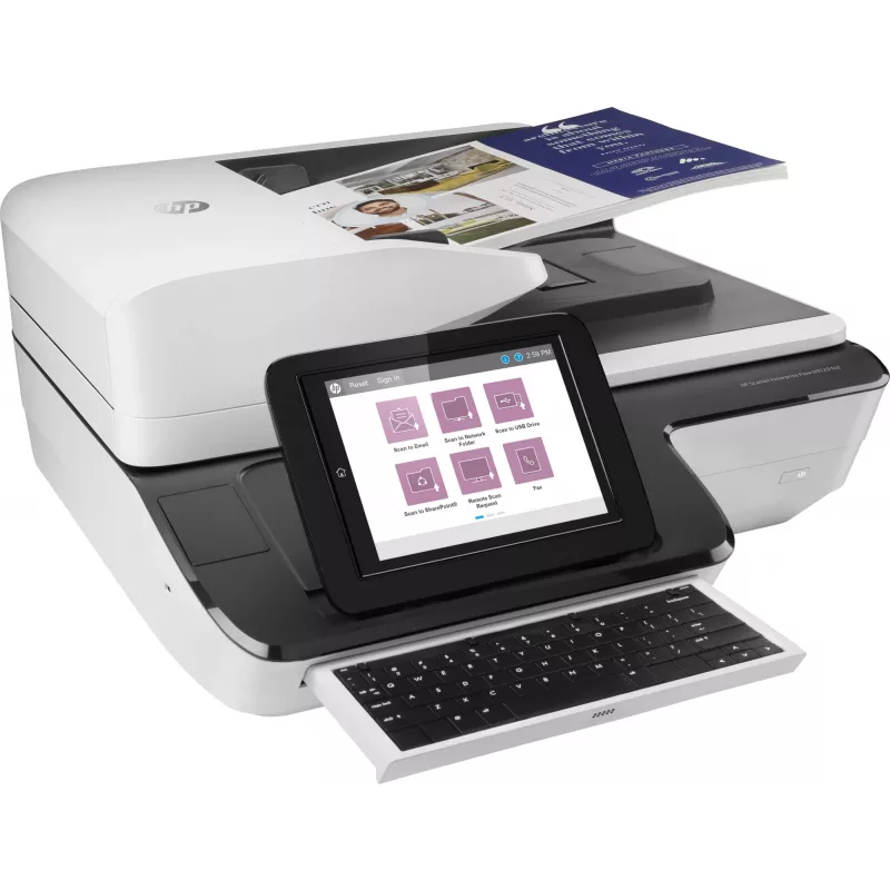 HP Scanjet Enterprise Flow N9120 fn2 plokščiasis ir ADF skaitytuvas 600 x 600 DPI A3 juoda, balta