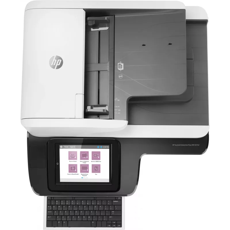 HP Scanjet Enterprise Flow N9120 fn2 plokščiasis ir ADF skaitytuvas 600 x 600 DPI A3 juoda, balta