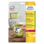 Lipnios stačiakampės etiketės Avery Zweckform L4775REV-20 — baltos, nuolatinis klijavimas, 210×297 mm, 20 lapų