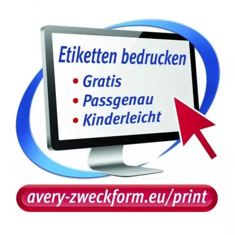 Lipnios etiketės Stačiakampis Avery L6103-20