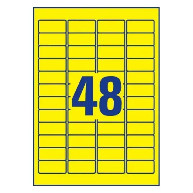 Lipnios etiketės Stačiakampis Avery L6103-20