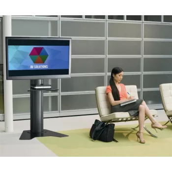 Chief LFAUB monitor laikiklis / stovas 2,03 m (80 colių) Grindų juodas