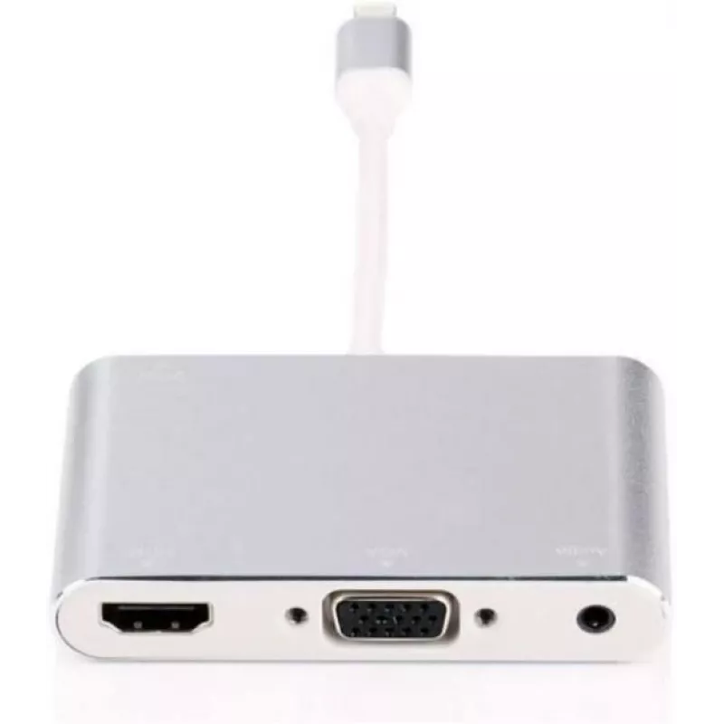 „Microconnect LIGHT-HUB4“ sąsajos šakotuvas, Lightning, 480 Mbit/s, sidabrinis
