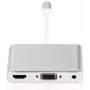 „Microconnect LIGHT-HUB4“ sąsajos šakotuvas, Lightning, 480 Mbit/s, sidabrinis