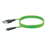 Mobiliojo telefono laidas Schwaiger LPRO420 501 Žalias 1,2 m USB A Lightning