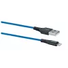 Mobiliojo telefono laidas Schwaiger LPRO440 501 USB A Lightning 1,2 m mėlynas