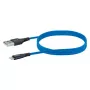 Mobiliojo telefono laidas Schwaiger LPRO440 501 USB A Lightning 1,2 m mėlynas