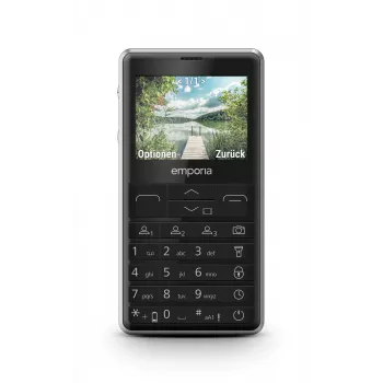 Emporia emporiaPRIME-LTE 5.87 cm (2.31 colio) 107 g Juodas Senjorų telefonas