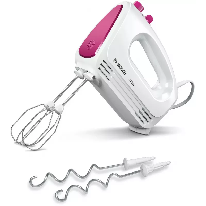 Bosch MFQ2210P maišytuvas Rankinis plaktuvas 375 W Rožinė, Balta