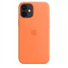 Apple iPhone 12 mini silikoninis dėklas su MagSafe, Kumquat
