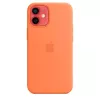 Apple iPhone 12 mini silikoninis dėklas su MagSafe, Kumquat